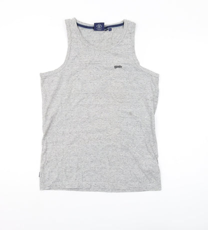Superdry Men’s Grey Sleeveless T-Shirt Small