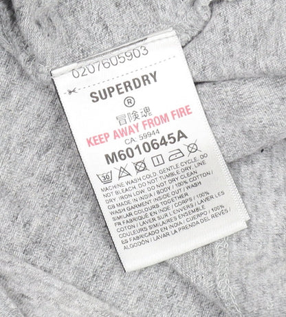 Superdry Men’s Grey Sleeveless T-Shirt Small