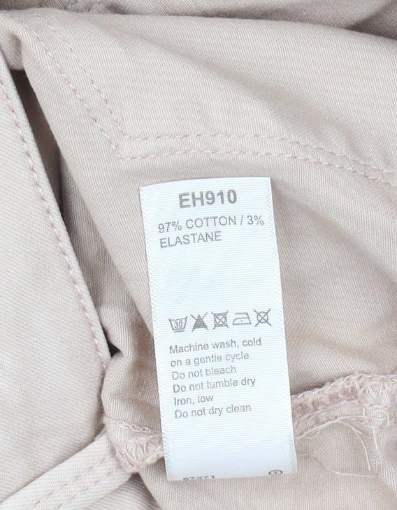 Simply Be Women's Beige Skinny Jeans Size 16