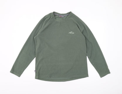 First Ascent Men's Green Pullover Sweatshirt S