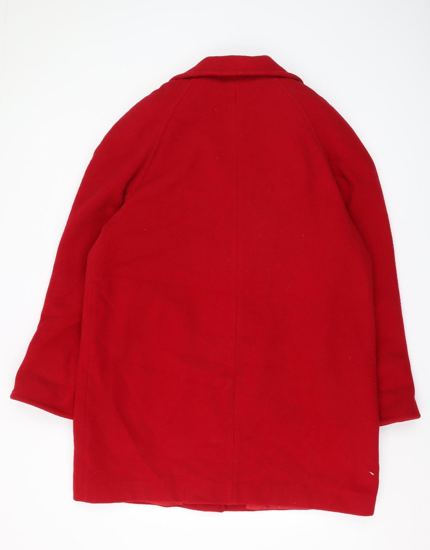 Womens UK Size 16 Astraka Red Overcoat