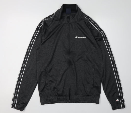 Mens UK Size S Champion Black Full Zip Sweatshirt