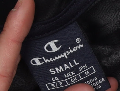 Mens UK Size S Champion Black Full Zip Sweatshirt
