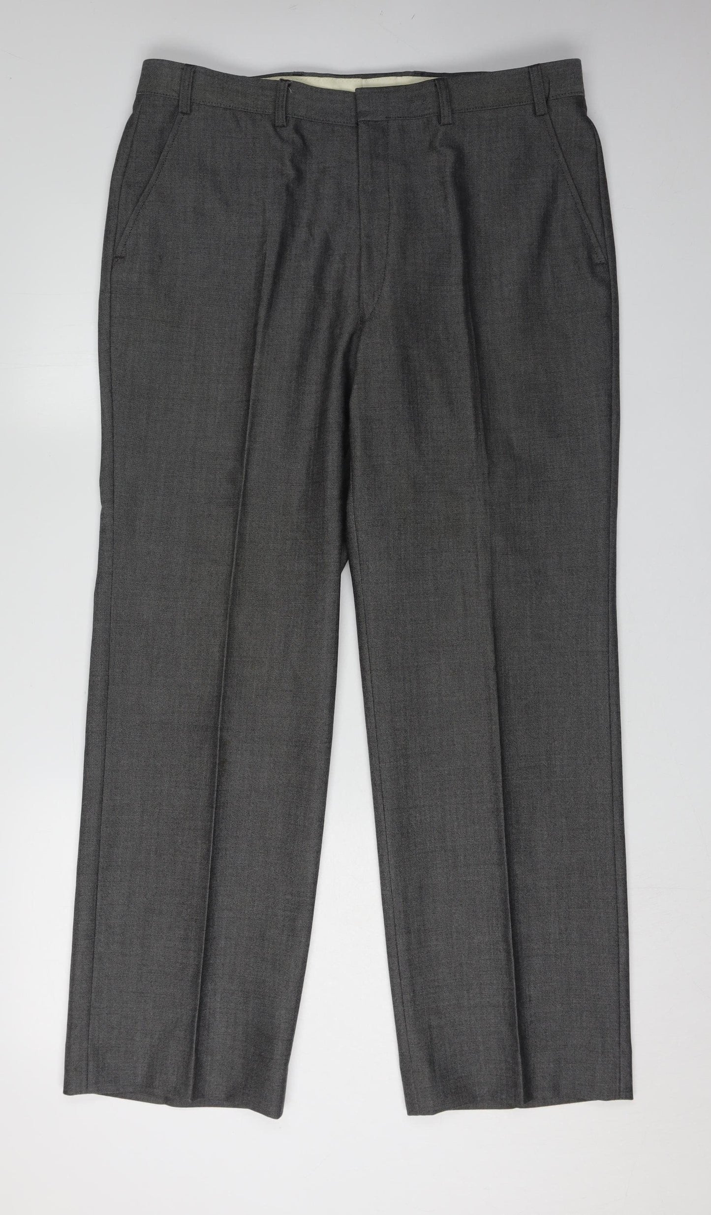 St Michael Men's Grey Dress Pants Size 36
