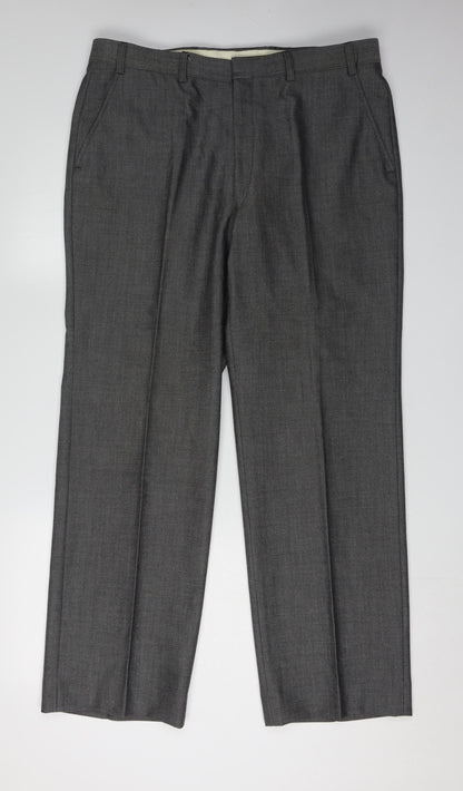 St Michael Men's Grey Dress Pants Size 36