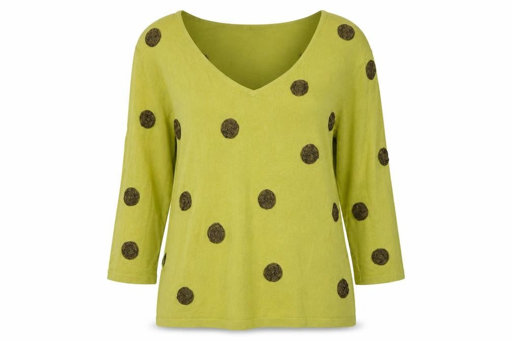 Womens UK Size 18 Kaliko Green  Jumper