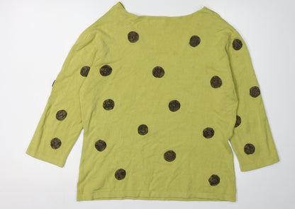 Womens UK Size 18 Kaliko Green  Jumper