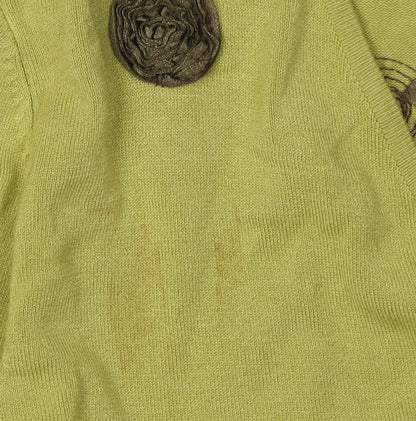 Womens UK Size 18 Kaliko Green  Jumper