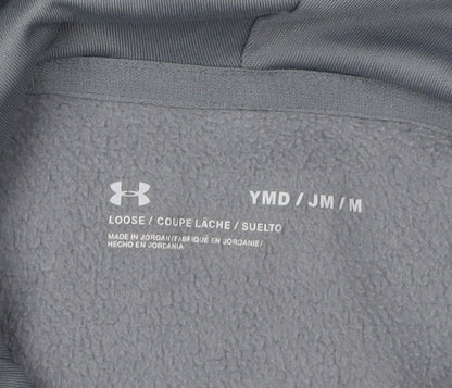 Under Armour Unisex Kids Grey Hoodie M Pullover
