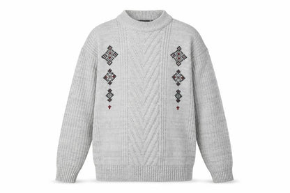 Mens UK Size L Tootal Grey Pullover Jumper