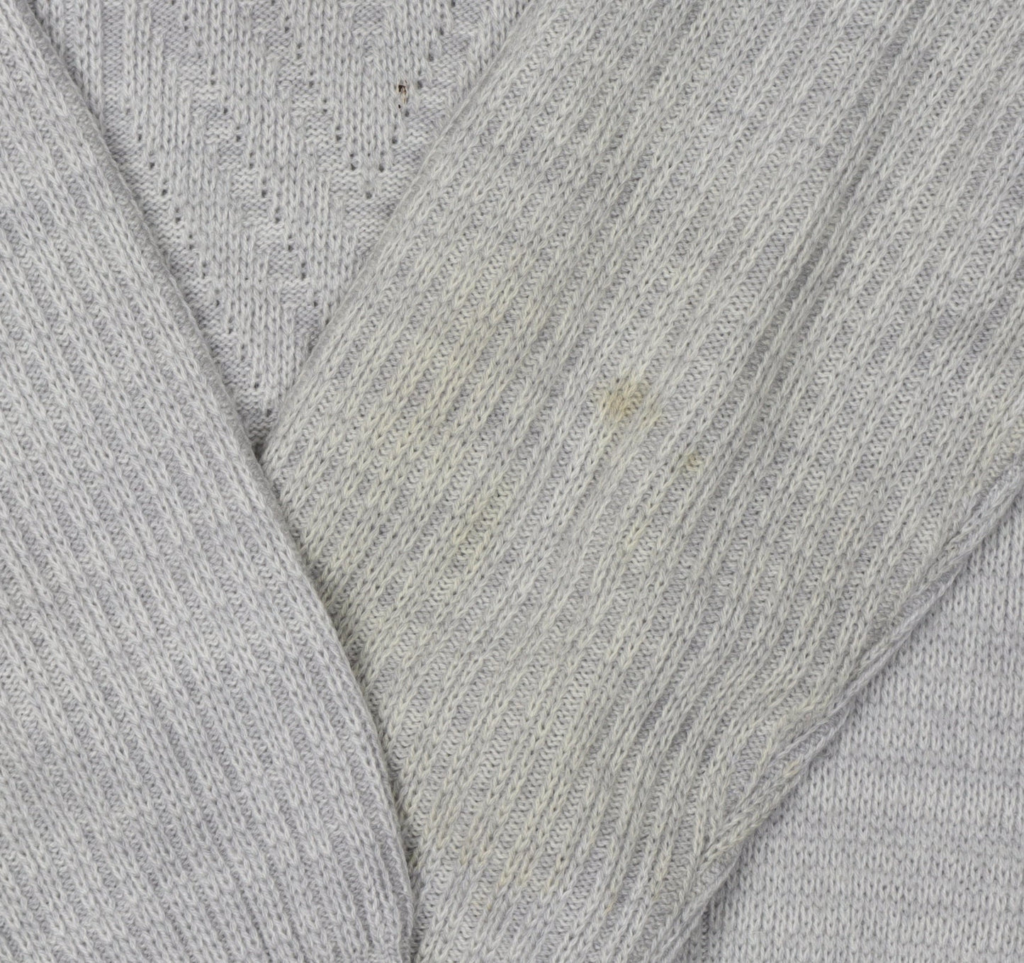 Tootal Men's Grey Pullover Jumper, Size L, Cable-Knit