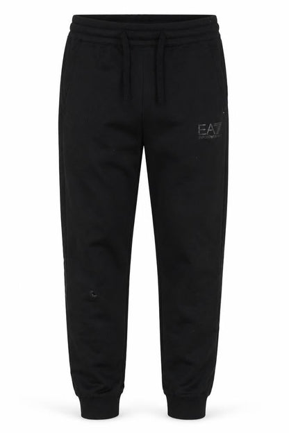 Mens UK Size S Emporio Armani Regular Fit Jogger Black Trousers