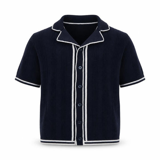 Next Boys Blue Cotton Cardigan, 2 Years, Short Sleeve