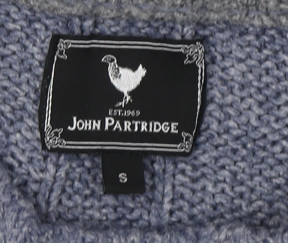 John Partridge Men's Grey Cable Knit Pullover Jumper