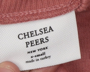 Chelsea Peers Pink Women's XS Pullover Sweater