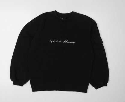 Beck & Hersey Unisex Black Sweatshirt Size 6