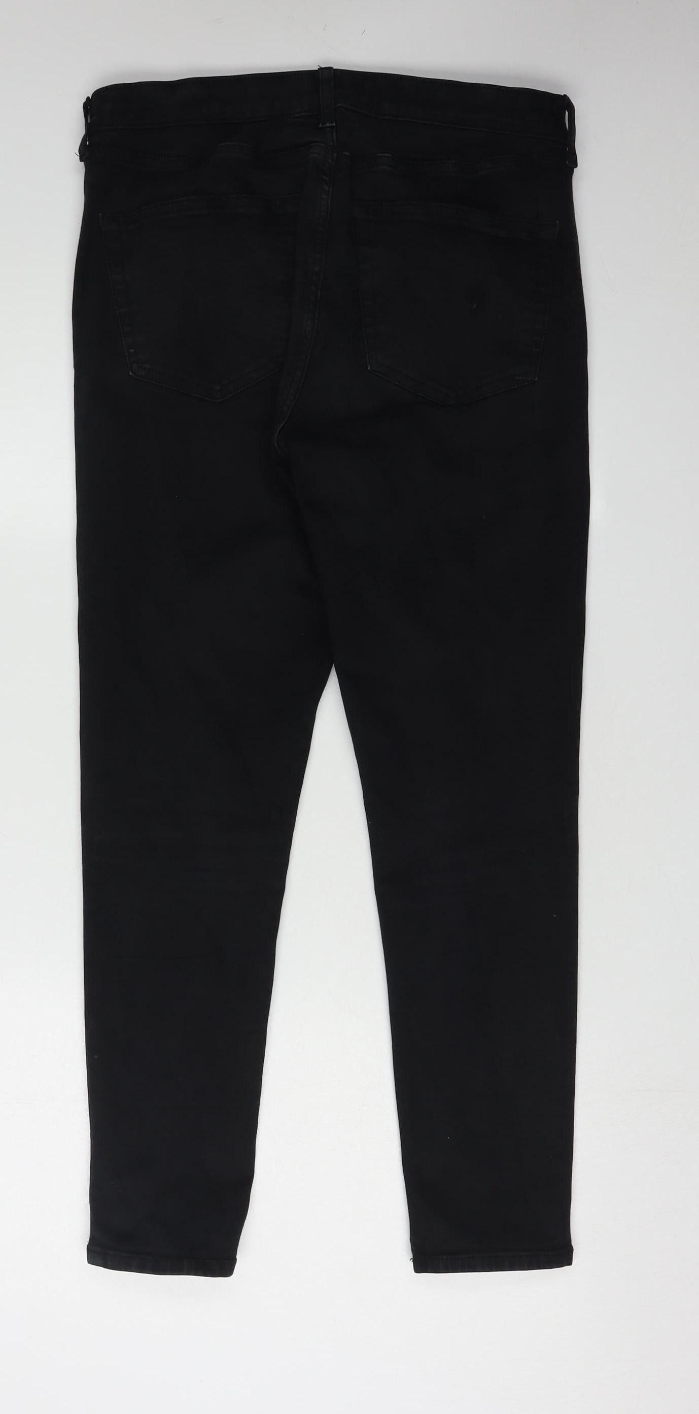 Topshop Women's Black Skinny Jeans, Size 32