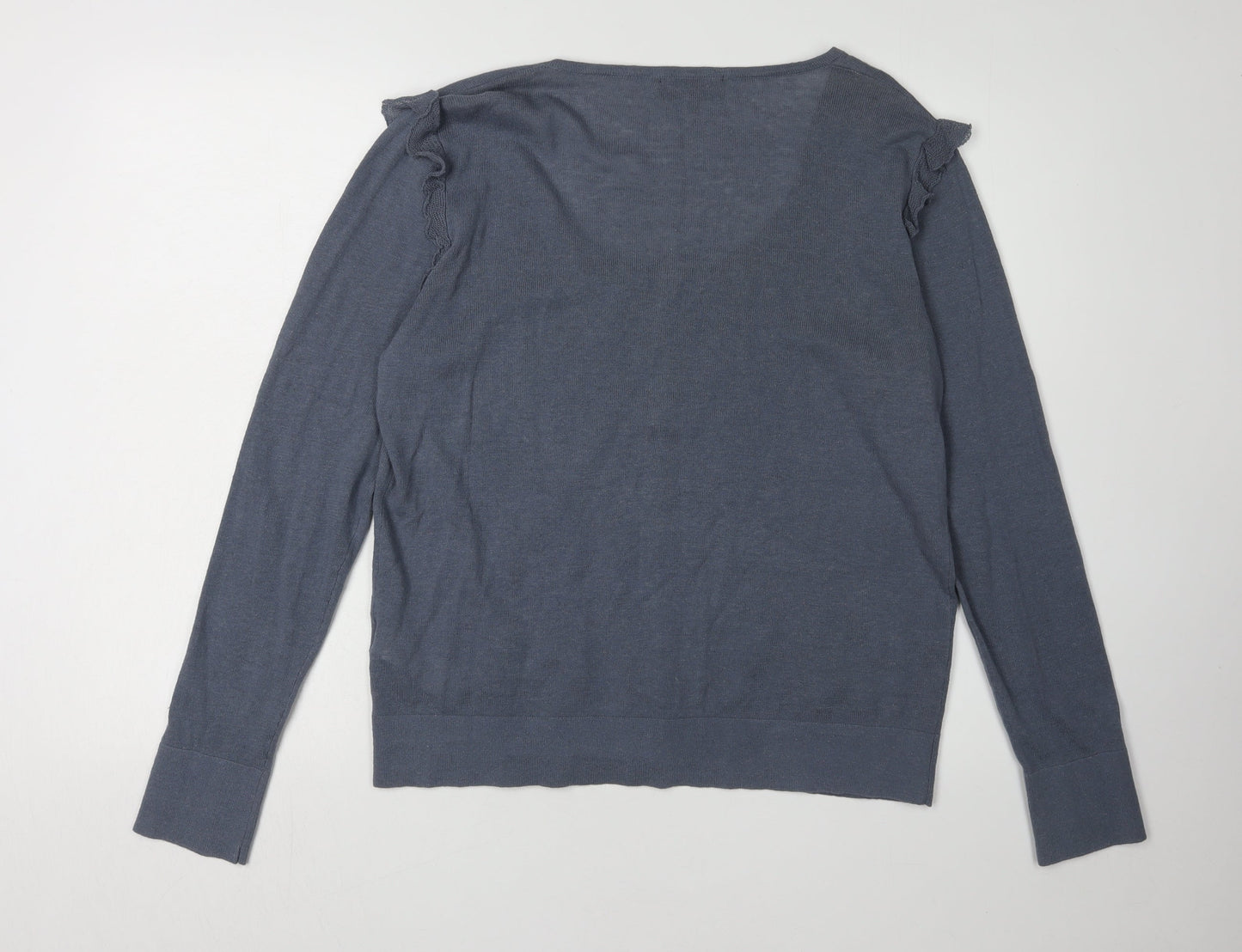 Womens UK Size XL Great Plains Blue Cardigan Jumper