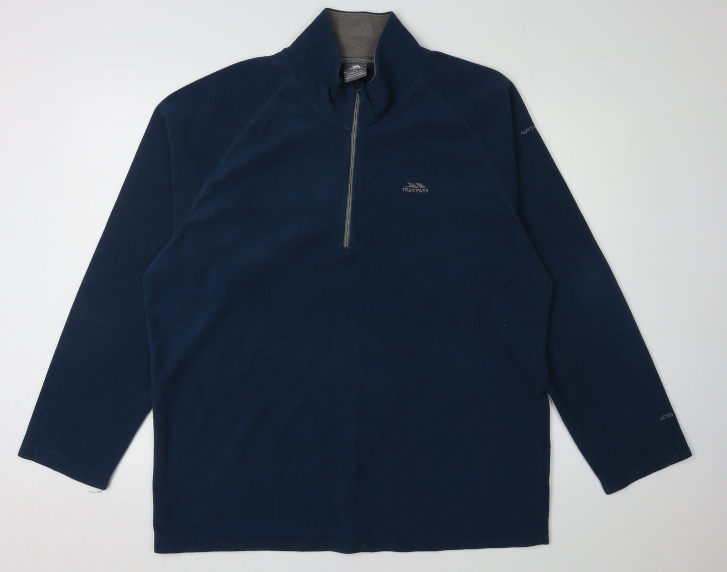 Trespass Men's Blue 2XL Outdoor Fleece Sweatshirt