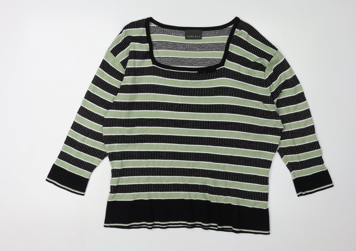 Alex & Co Women's Multicoloured Pullover Jumper, Size 18