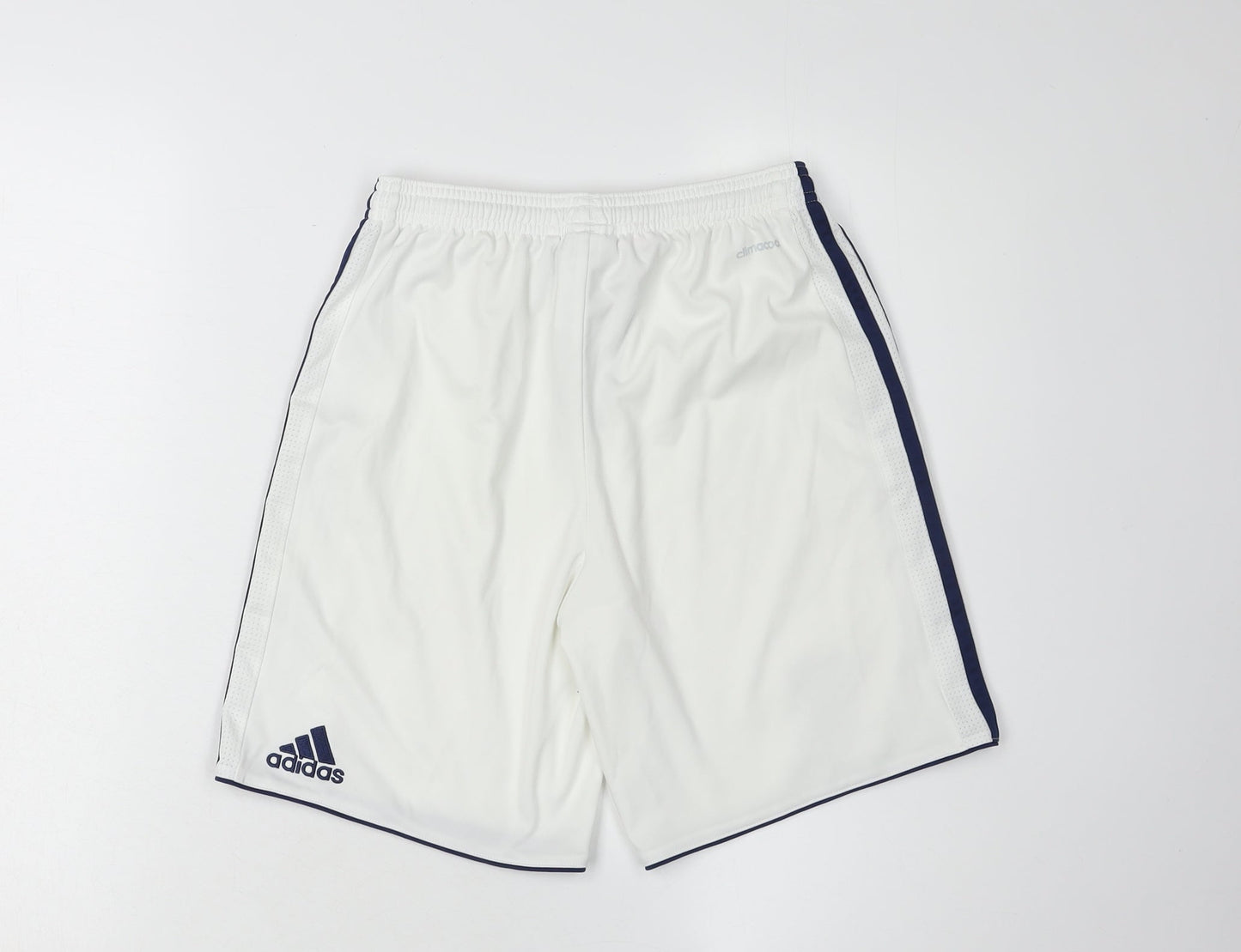 Adidas Boys White Athletic Shorts Size 13-14 Years