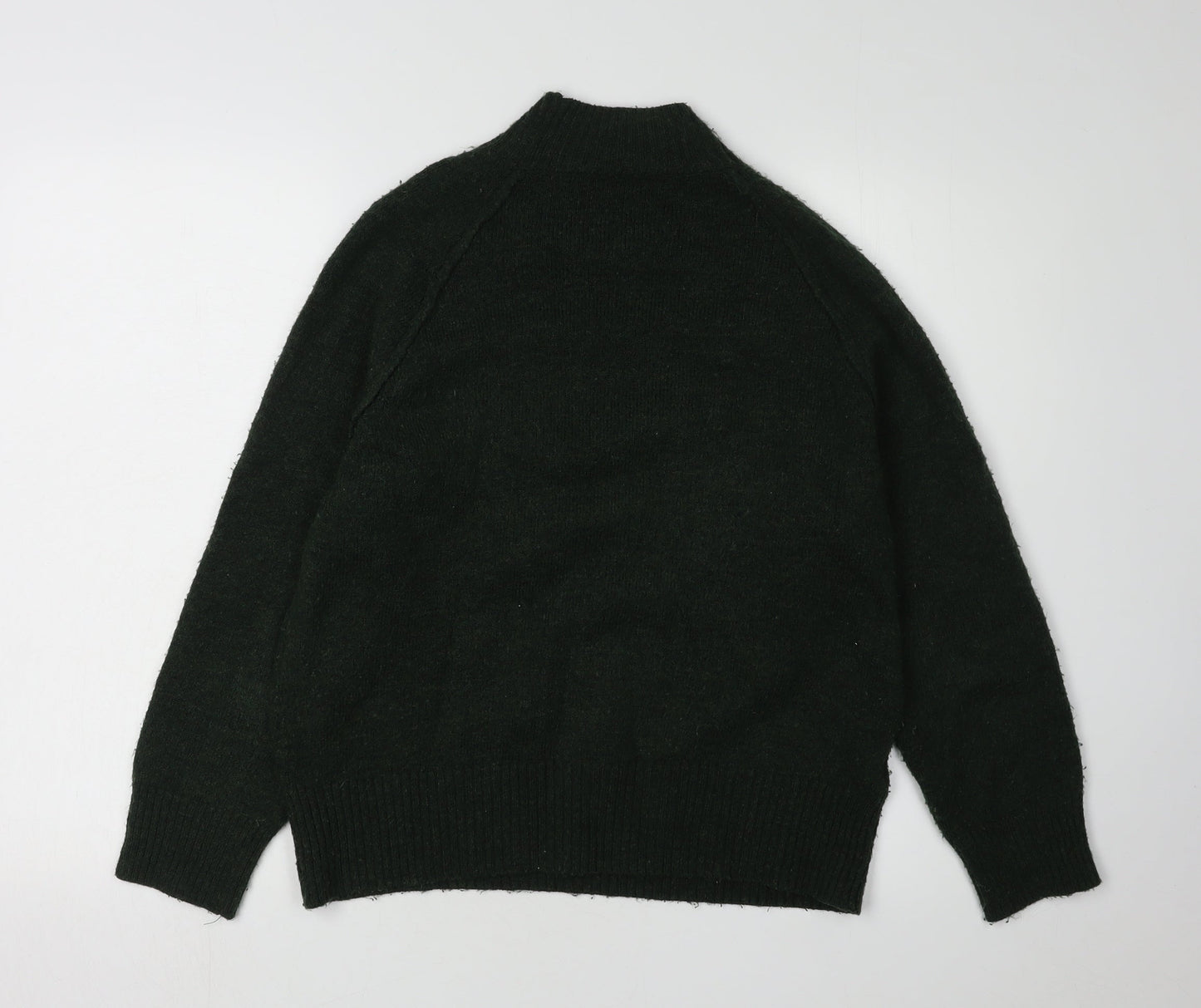 Womens UK Size 8 MNG Green Pullover Jumper