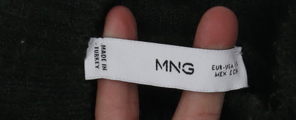 Womens UK Size 8 MNG Green Pullover Jumper