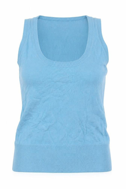 Warehouse Women's Blue Sleeveless Vest UK 10