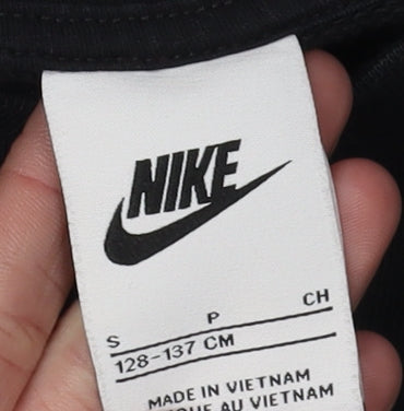 Nike Boys Black Sweatshirt Size S, Sports Pullover Top