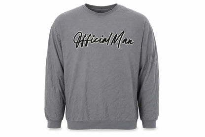 Mens UK Size XL boohooMAN Grey Pullover Sweatshirt