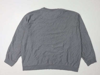 Mens UK Size XL boohooMAN Grey Pullover Sweatshirt