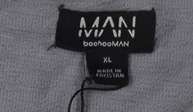 Mens UK Size XL boohooMAN Grey Pullover Sweatshirt
