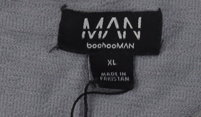 Mens UK Size XL boohooMAN Grey Pullover Sweatshirt