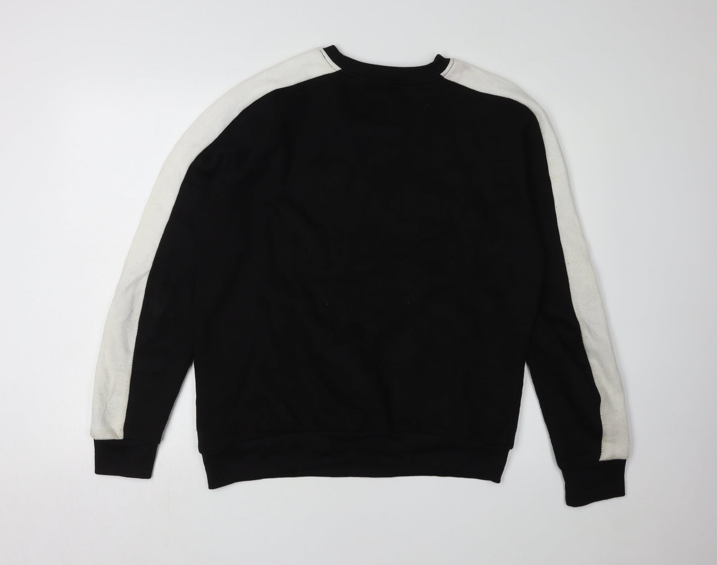 Mens UK Size M Soul Star Black Pullover Sweatshirt