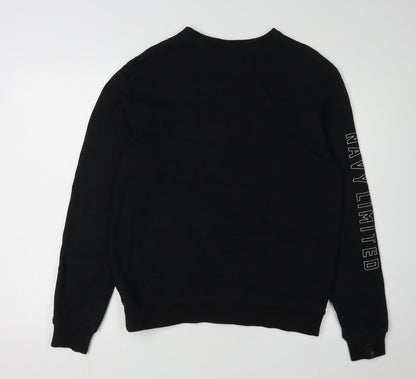 Navy Co Boys' Black Pullover Sweatshirt M