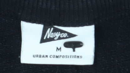 Navy Co Boys' Black Pullover Sweatshirt M