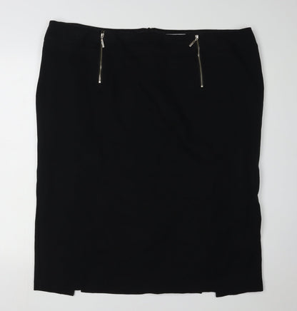 Marks and Spencer Women's Black Pencil Skirt Size 10