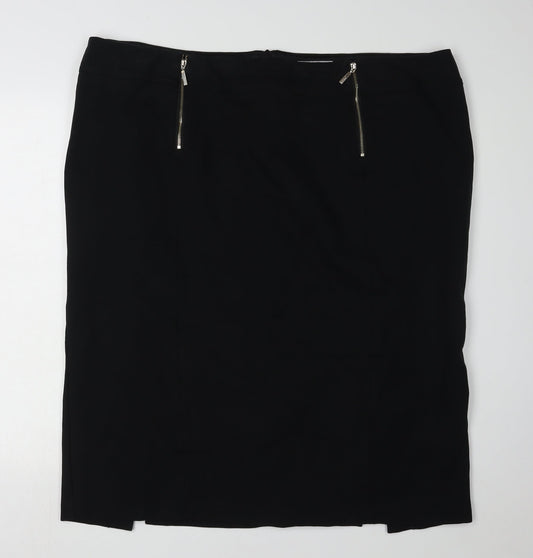 Marks and Spencer Women's Black Pencil Skirt Size 10