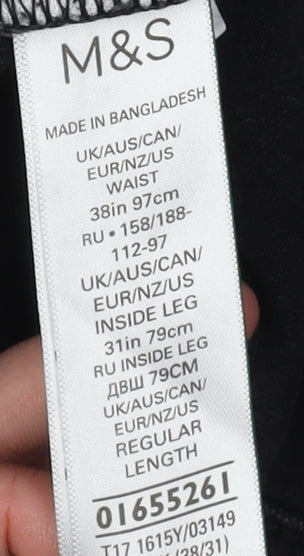 Marks and Spencer Black Slim Skinny Jeans 38