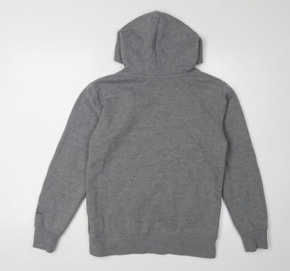 Jordan Boys Grey Hoodie, Logo, Pullover, L