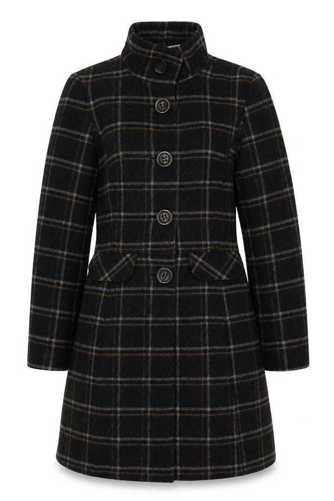 Womens UK Size 12 Clockhouse Black Pea Coat