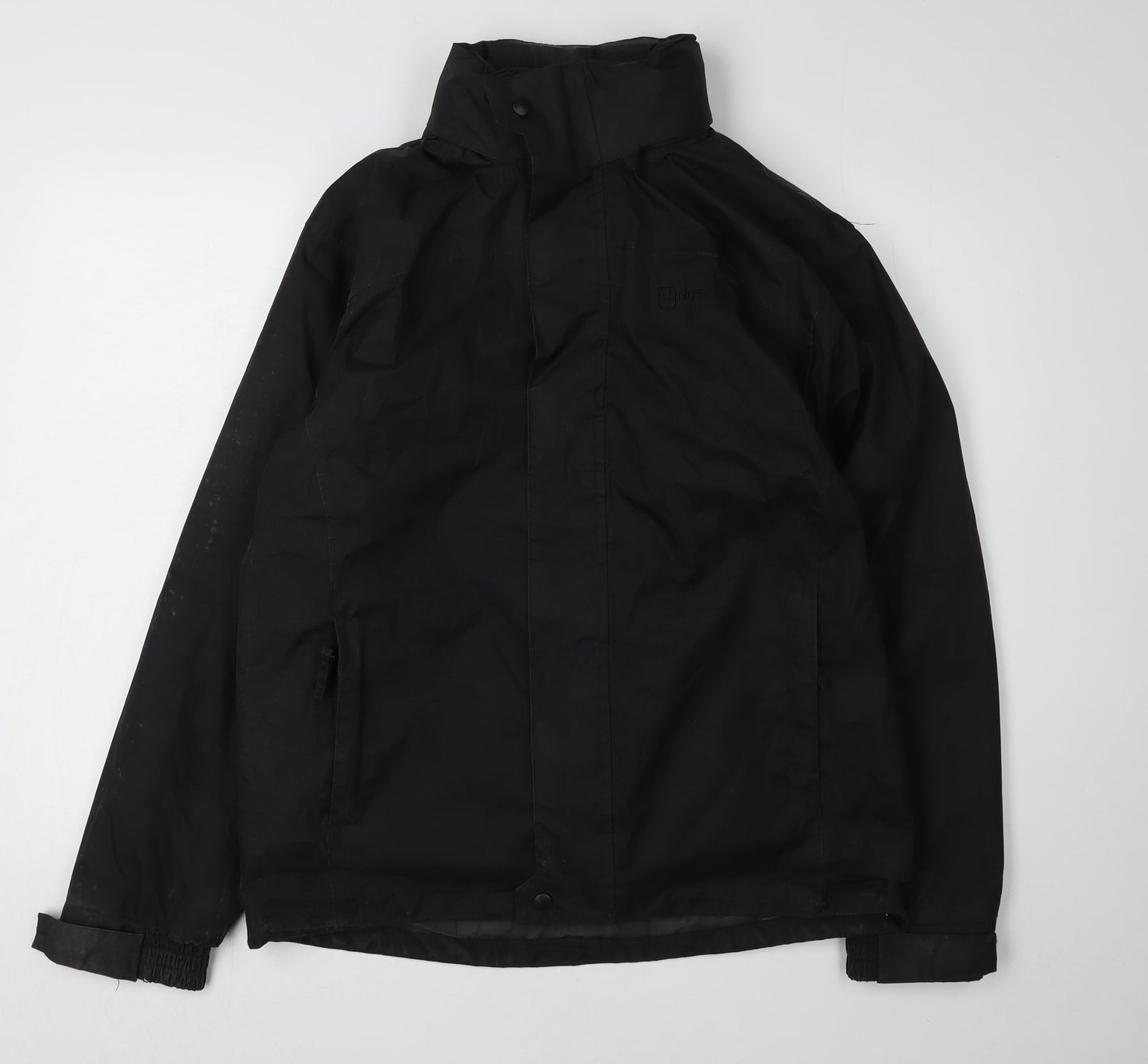 Mens UK Size S Higear Black Rain Coat