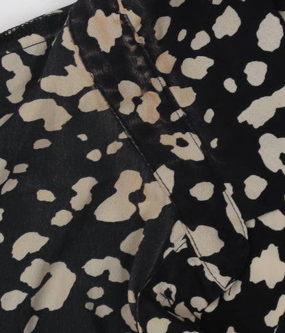 New Look Women's Black Animal Print Shirt Dress Size 14