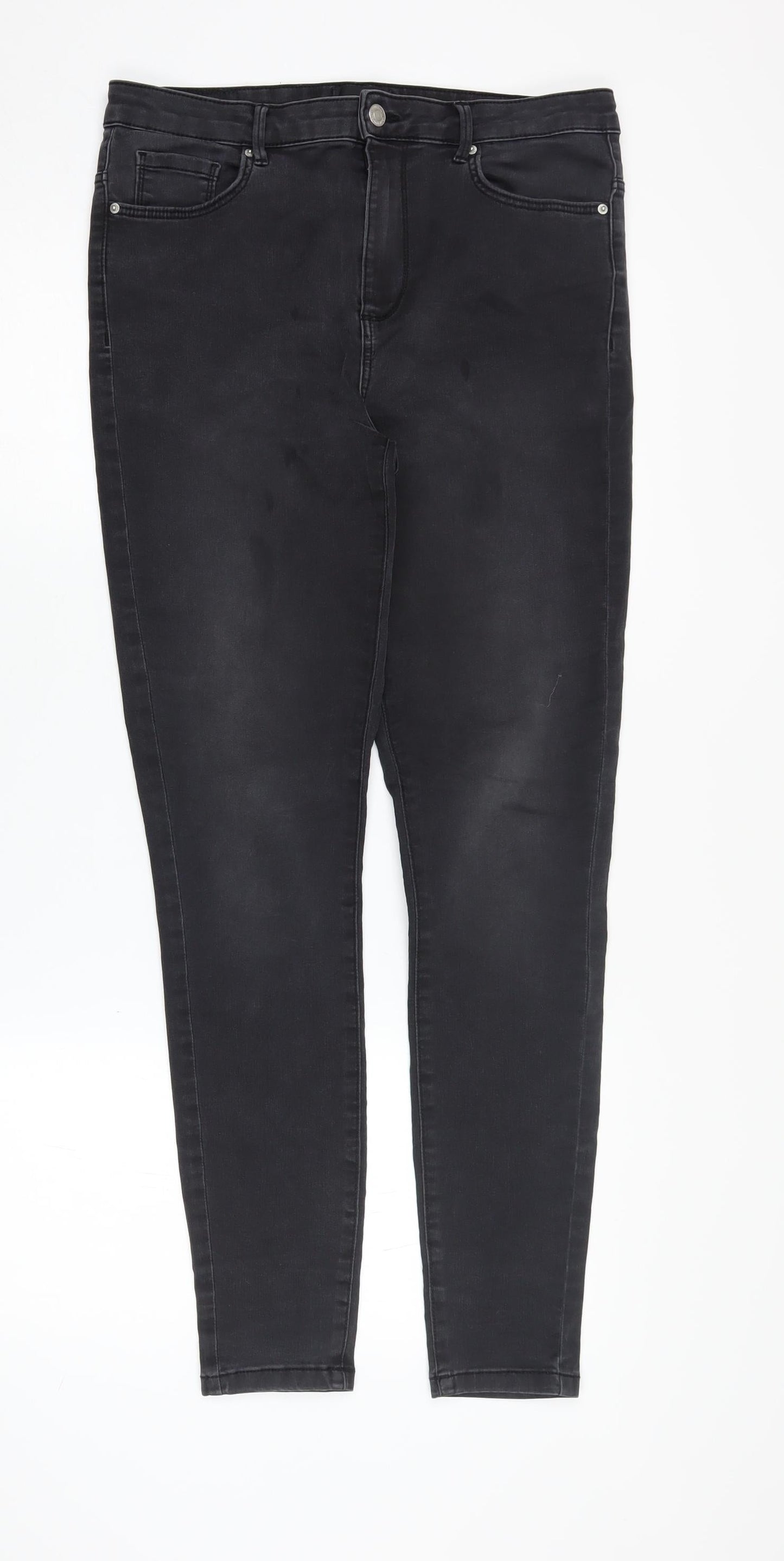 Womens UK Size L VERO MODA  Skinny Black Jeans