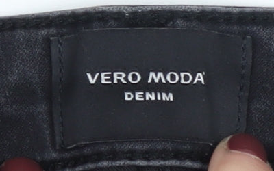Womens UK Size L VERO MODA  Skinny Black Jeans