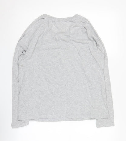 Disney Women's Grey Mickey Mouse Pyjama Top M