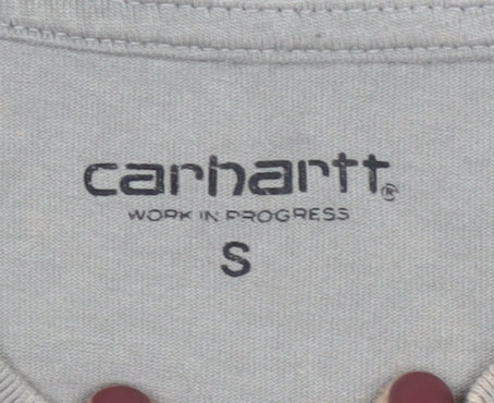 Mens UK Size S Carhartt Grey  T-Shirt