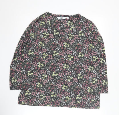 Womens UK Size M Isle Essentials Multicoloured Pullover Jumper