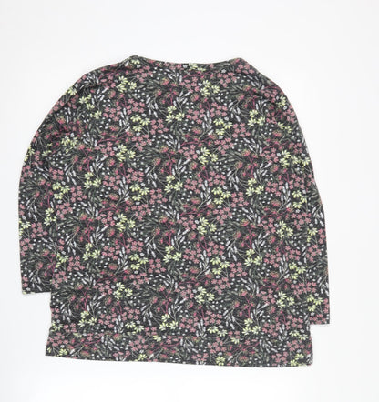 Womens UK Size M Isle Essentials Multicoloured Pullover Jumper
