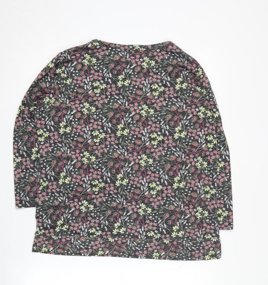 Womens UK Size M Isle Essentials Multicoloured Pullover Jumper